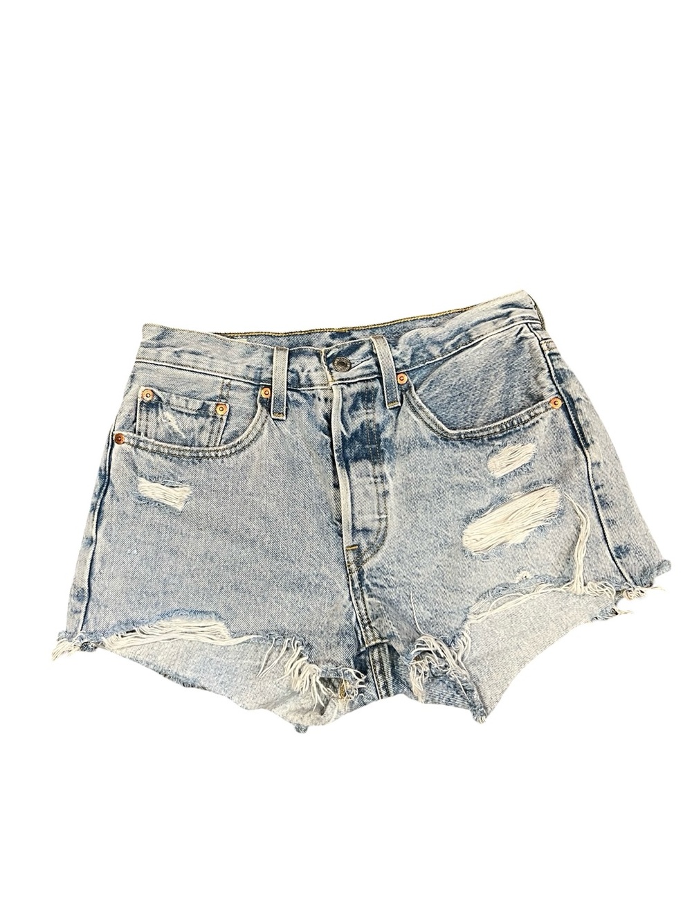 Levis 501 denim jean shorts